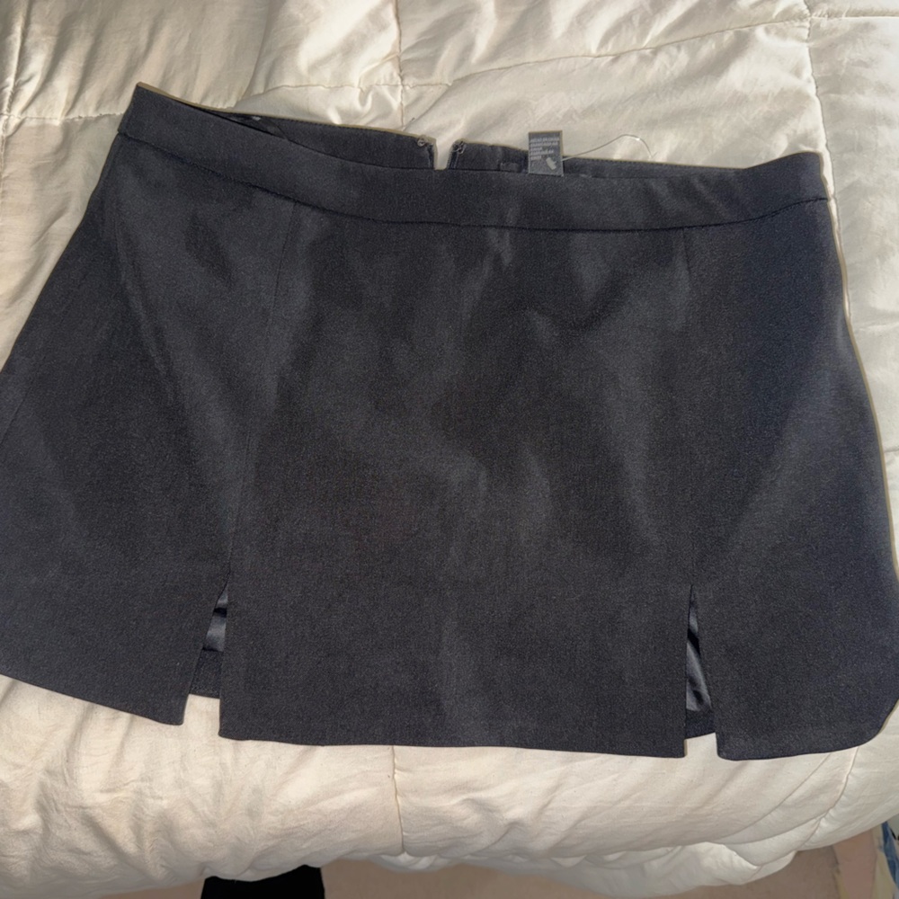 Black Forever 21 Skirt with Side Slits